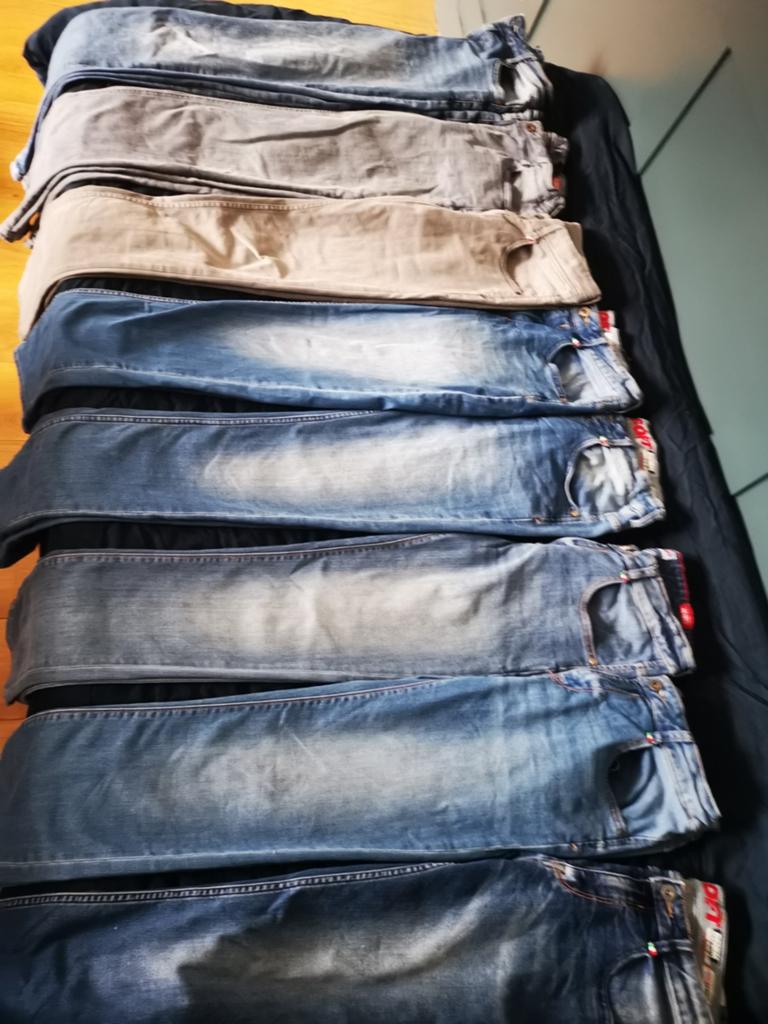 8 x jeans jongens, Kinderen en Baby's, Ophalen of Verzenden, Zo goed als nieuw, Jongen, Broek