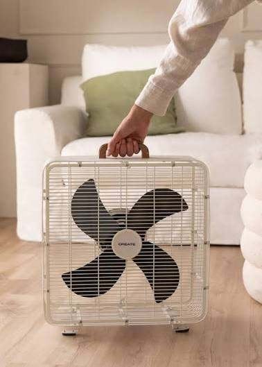 Create air floor box fan vloer  ventilator, Witgoed en Apparatuur, Ventilatoren, Ophalen, Gebruikt, Vloerventilator