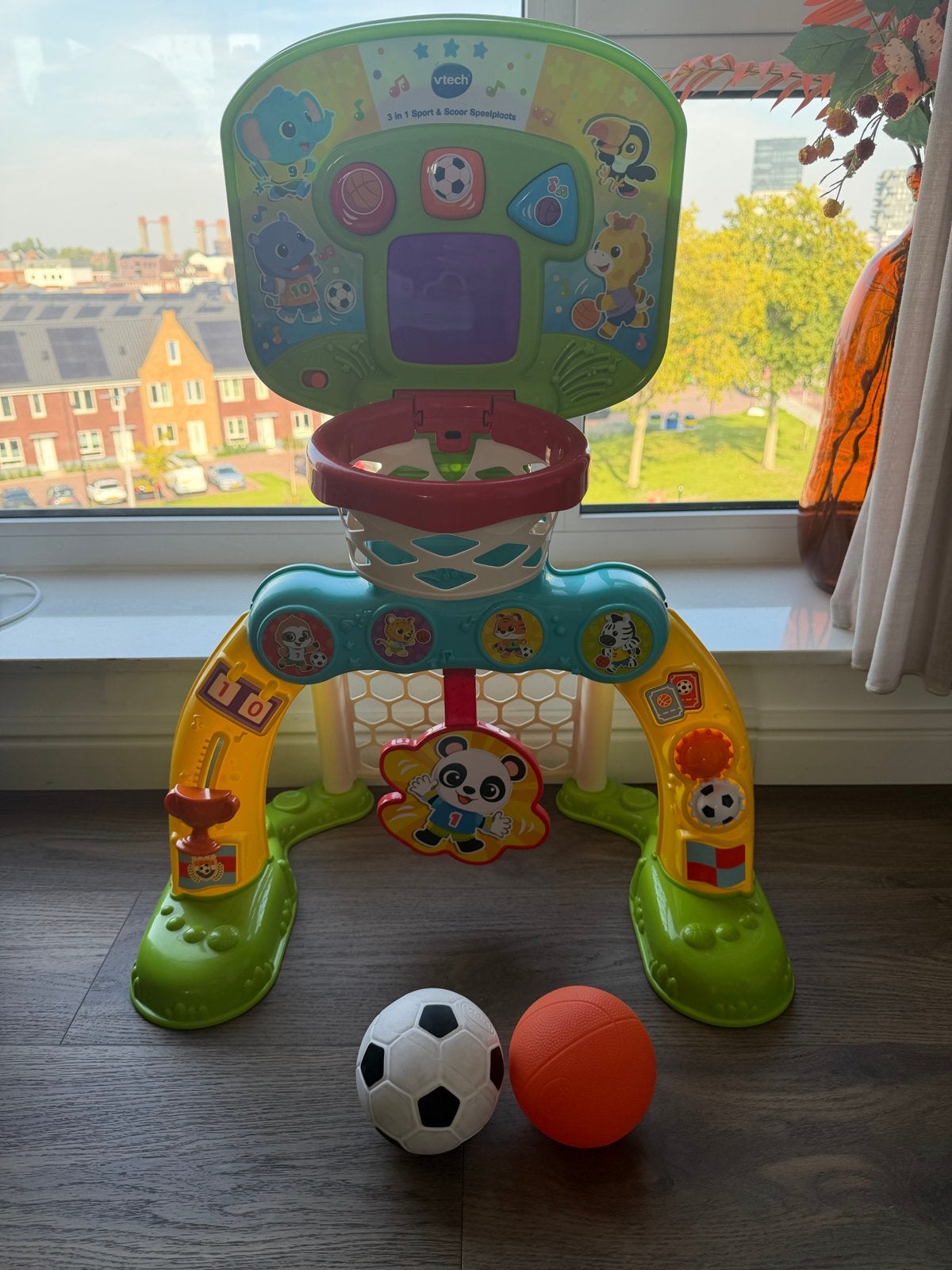 VTech 3-in-1 Sport & Scoor Speelplaats (Voetbal & Basketbal), Ophalen, Gebruikt, Overige typen, Met licht