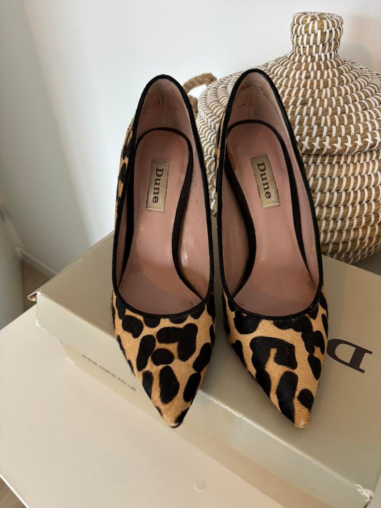 Pumps leopard van Dune maat 38, Ophalen of Verzenden, Zo goed als nieuw
