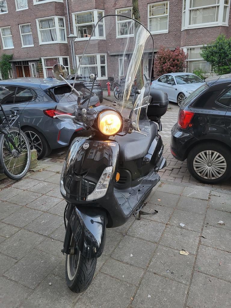 Sym fiddle scooter geel kenteken 2019 start niet meer, Ophalen, Gebruikt, Benzine, Fiddle