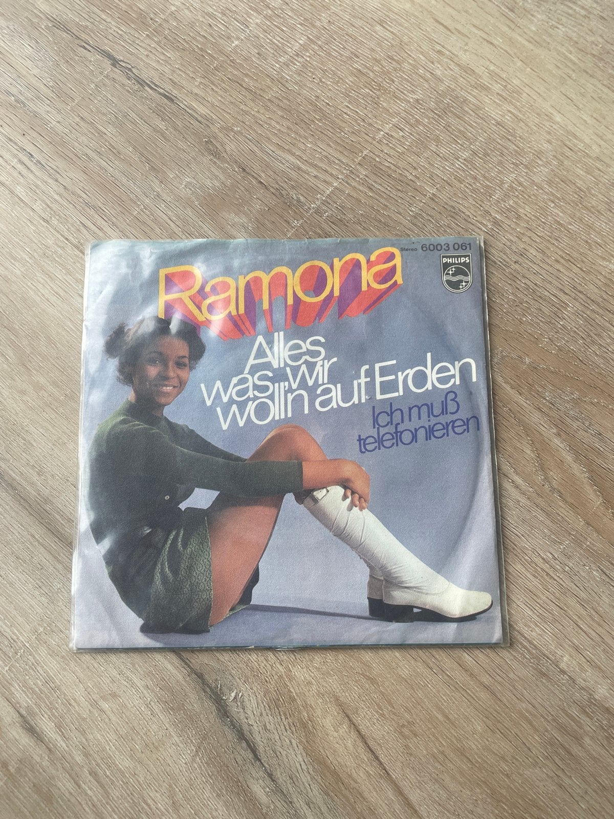 Ramona - Alles Was Wir Woll'n Auf Erden / Ich Muß Telefonier, Gebruikt, Overige formaten, EP, Schlager