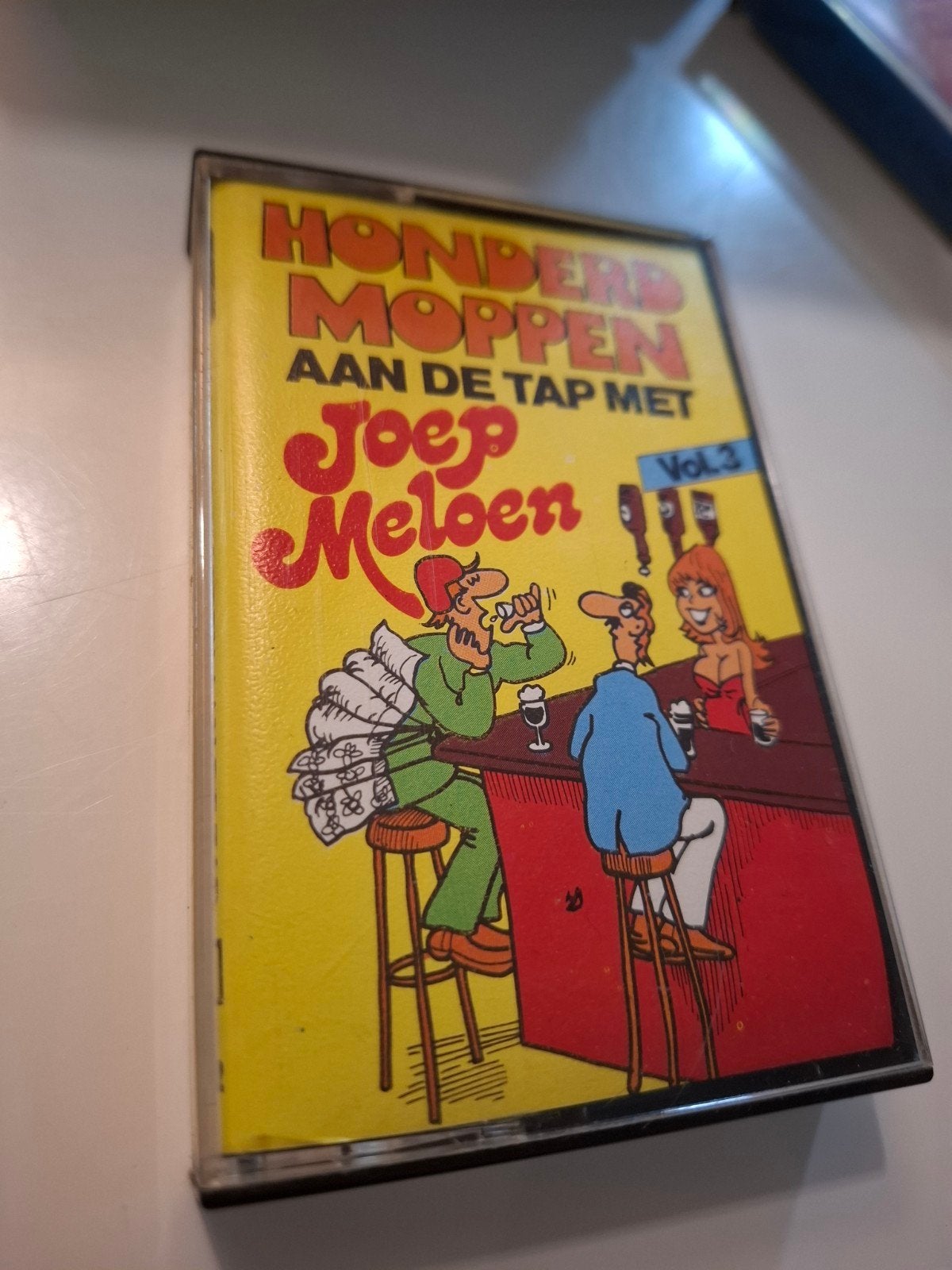 Honderd Moppen aan de Tap met Joep Meloen Vol. 3, Cd's en Dvd's, Gebruikt, 1 bandje, Ophalen of Verzenden, Voorbespeeld