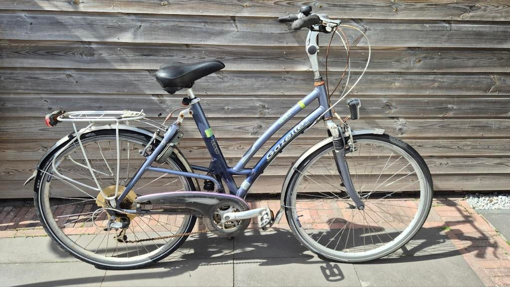 Gazelle Medeo 54" studentenfiets/stationsfiets, Ophalen, Gebruikt, Versnellingen