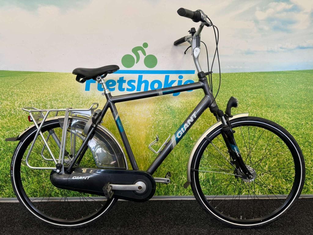 Fietshokje Amersfoort: Giant Fusion herenfiets N8 H61, Niet ingevuld, Versnellingen, Niet ingevuld, Zo goed als nieuw