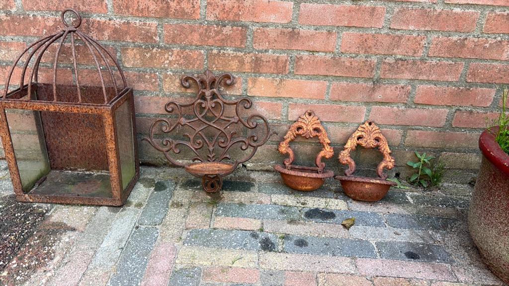 Brocante muurdecoratie, Tuin en Terras, Tuinwanddecoratie, Ophalen, Gebruikt