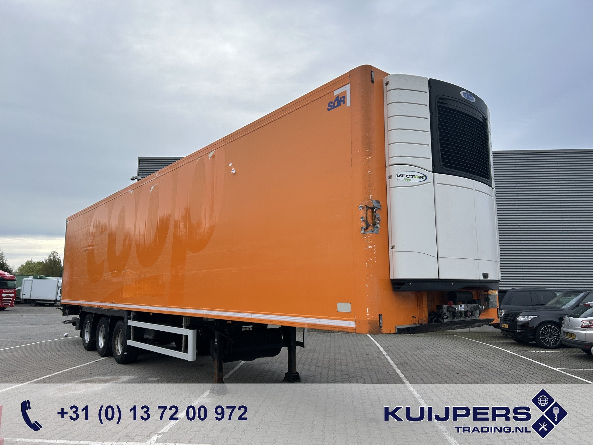 Sor Iberica SOR-S3E / Carrier Vector 1550 / Frigo / BPW Drum, Overige kleuren, Overige brandstoffen, Origineel Nederlands, Bedrijf