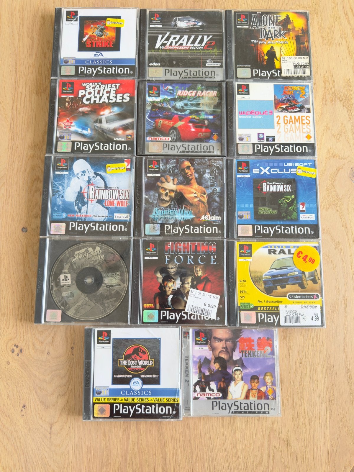 14 PlayStation 1 spellen origineel, Spelcomputers en Games, Games | Sony PlayStation 1, 1 speler, Ophalen of Verzenden, Gebruikt