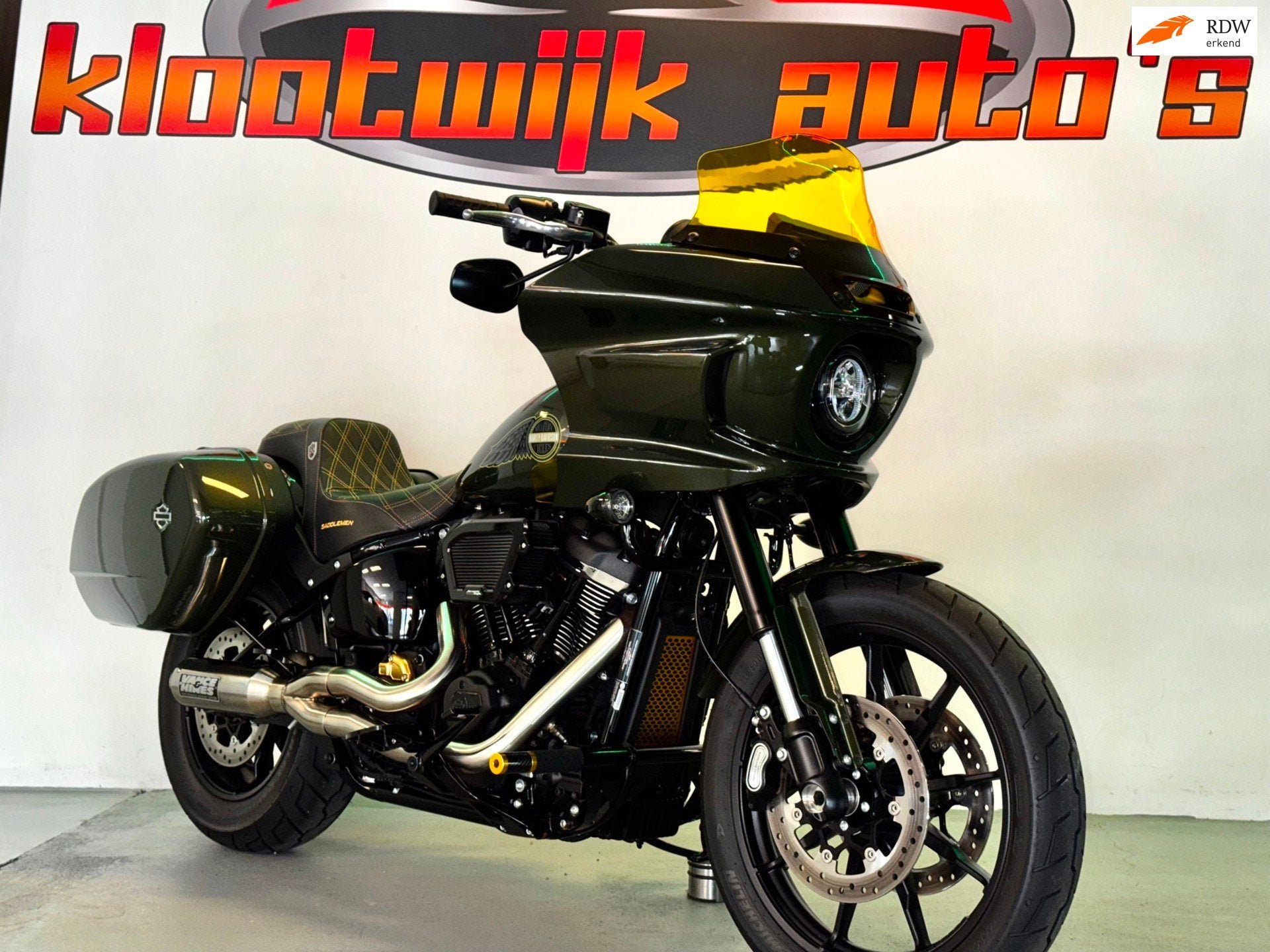 Harley Davidson Chopper FXLRST Low Rider ST 117 Olive Green, Chopper, Meer dan 35 kW, 1923 cc, ABS