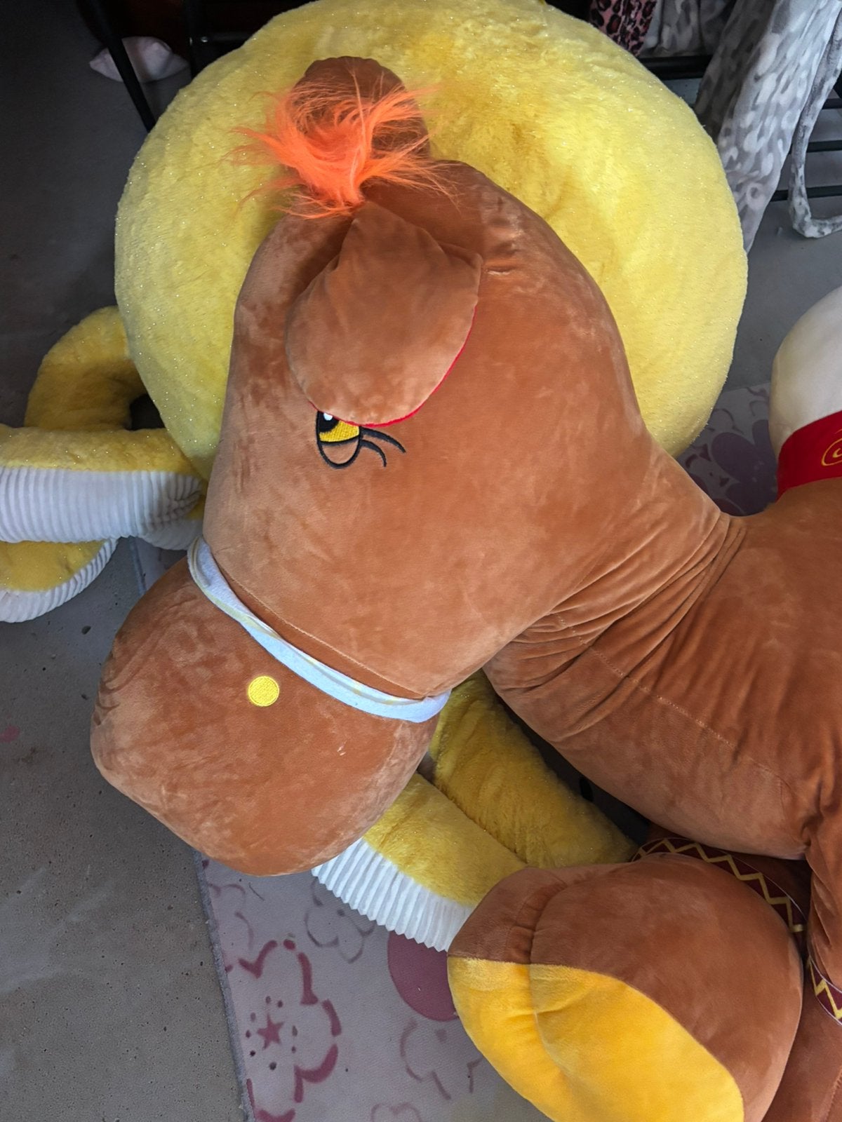 Reuze kameel knuffel, Ophalen, Zo goed als nieuw