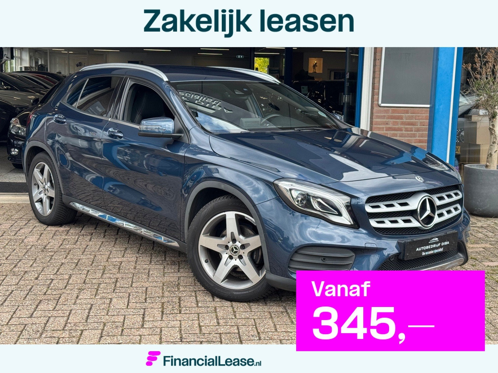 Mercedes-Benz GLA-klasse 180 AMG Limited 2019 AUT NAVI CLIO, Dealer onderhouden, Gebruikt, 4 cilinders, 715 kg