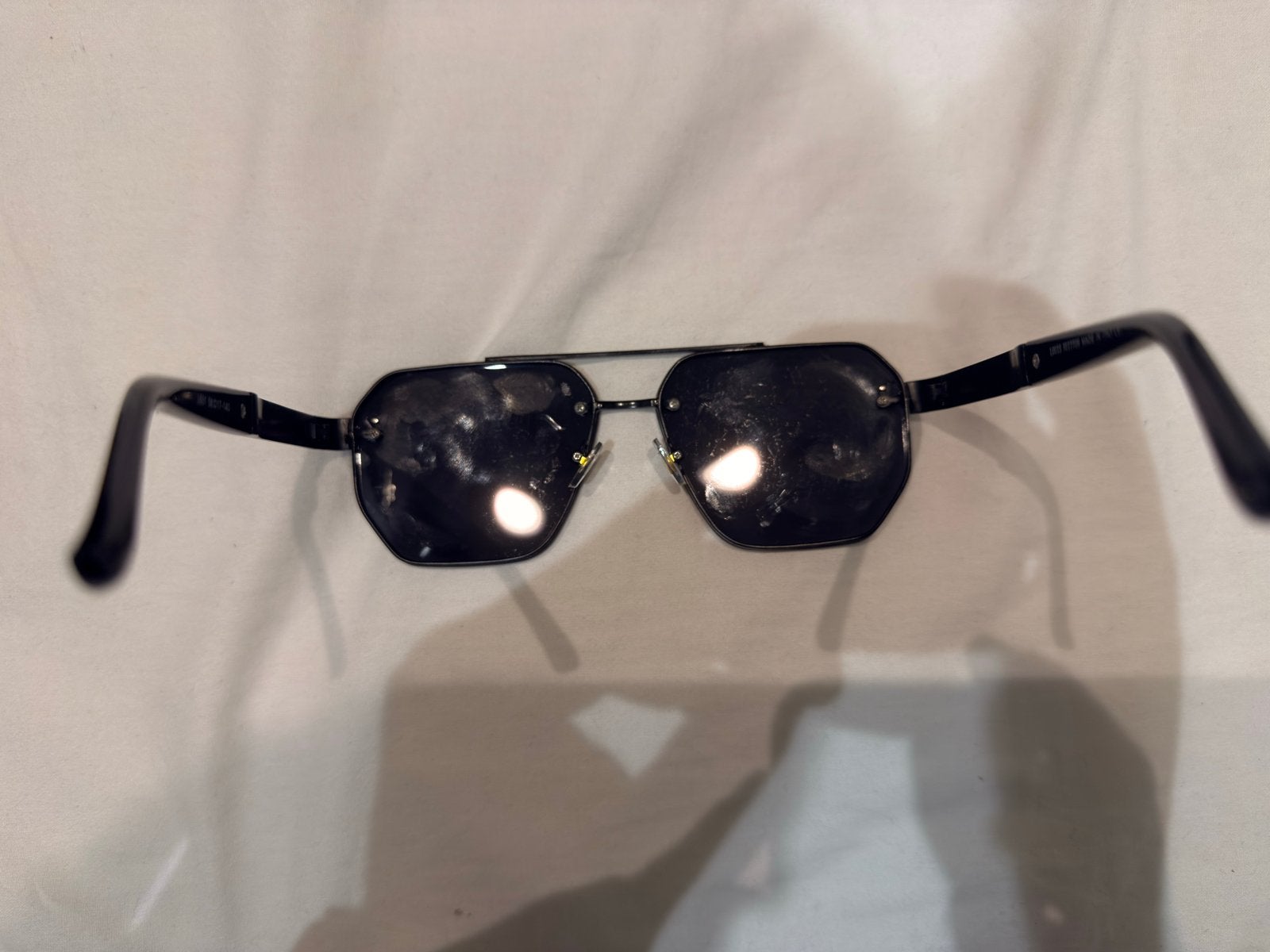 Louis Vuitton Zonnebril, Gebruikt, Zonnebril, Zwart, Ophalen