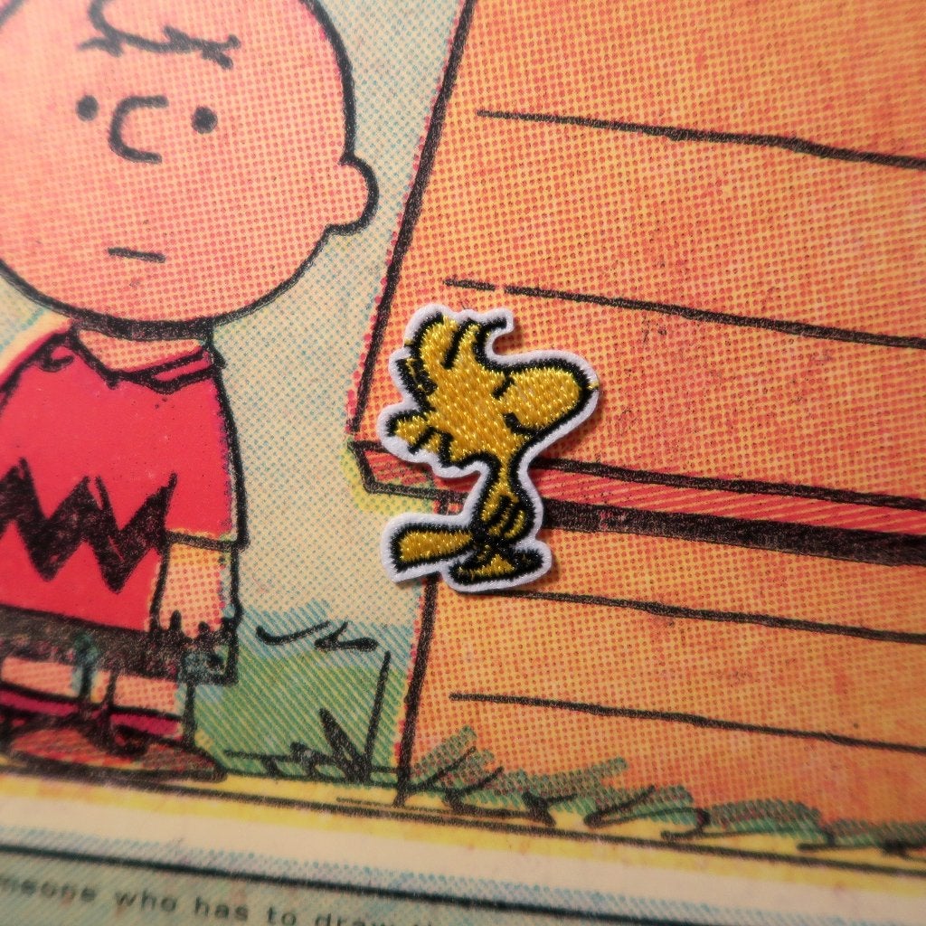 Woodstock van Snoopy opstrijk plaatje patch badge embleem, Verzenden, Nieuw, Overige applicaties