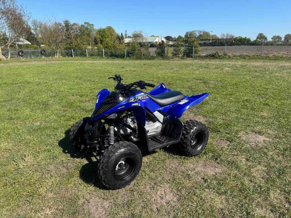 Yamaha Raptor 90cc Kinder Quad 2022 - Zeer Netjes, Motoren, Quads en Trikes, 90 cc, 11 kW of minder, 1 cilinder