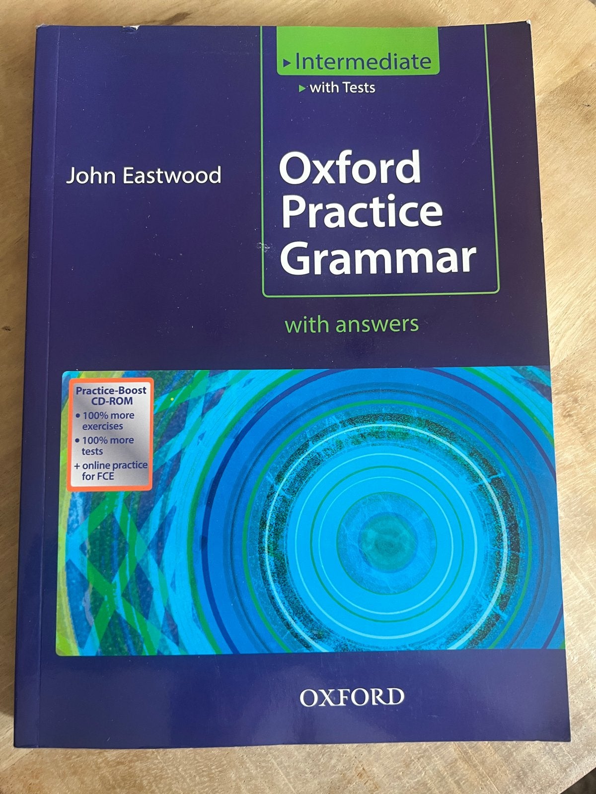 Oxford Practice Grammar Intermediate met Tests, Ophalen of Verzenden, Alpha, Zo goed als nieuw, HBO