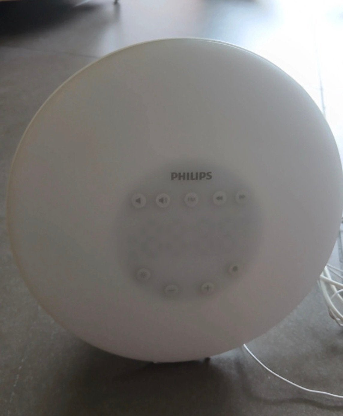 Philips Wake-up Light Wekker met licht en radio, Witgoed en Apparatuur, Ophalen of Verzenden, Zo goed als nieuw, Digitaal