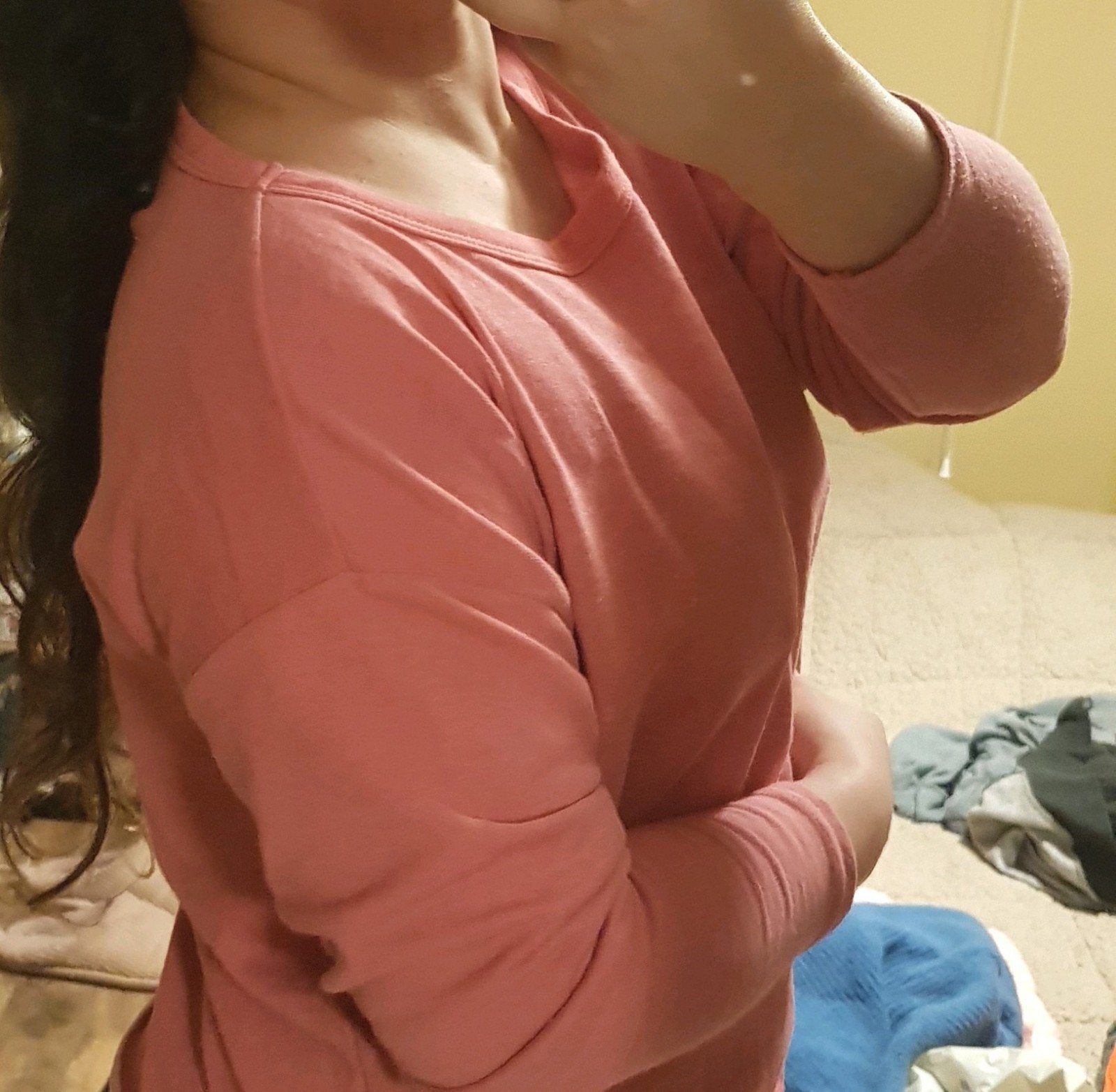 Leuke roze trui dames topje H&M Divided maat S M 36 38 zgan, Maat 38/40 (M), H&M Divided, Ophalen of Verzenden, Roze