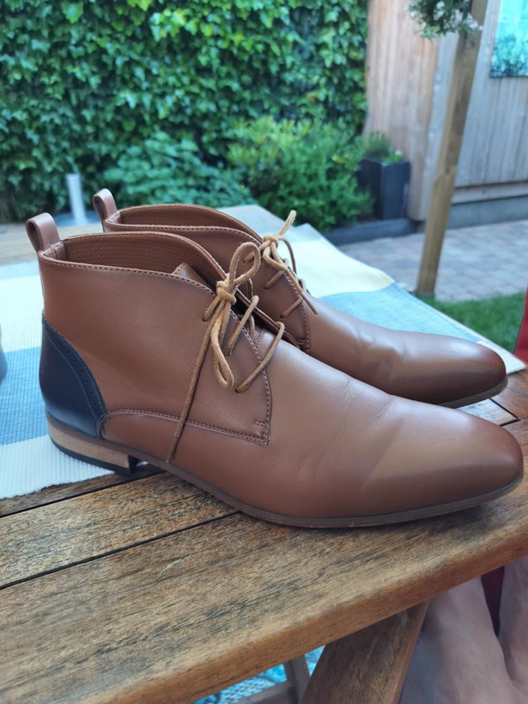 Vouroc Vegan Cactusleren Nette Schoenen Maat 45, Vouroc, Bruin, Ophalen of Verzenden, Zo goed als nieuw