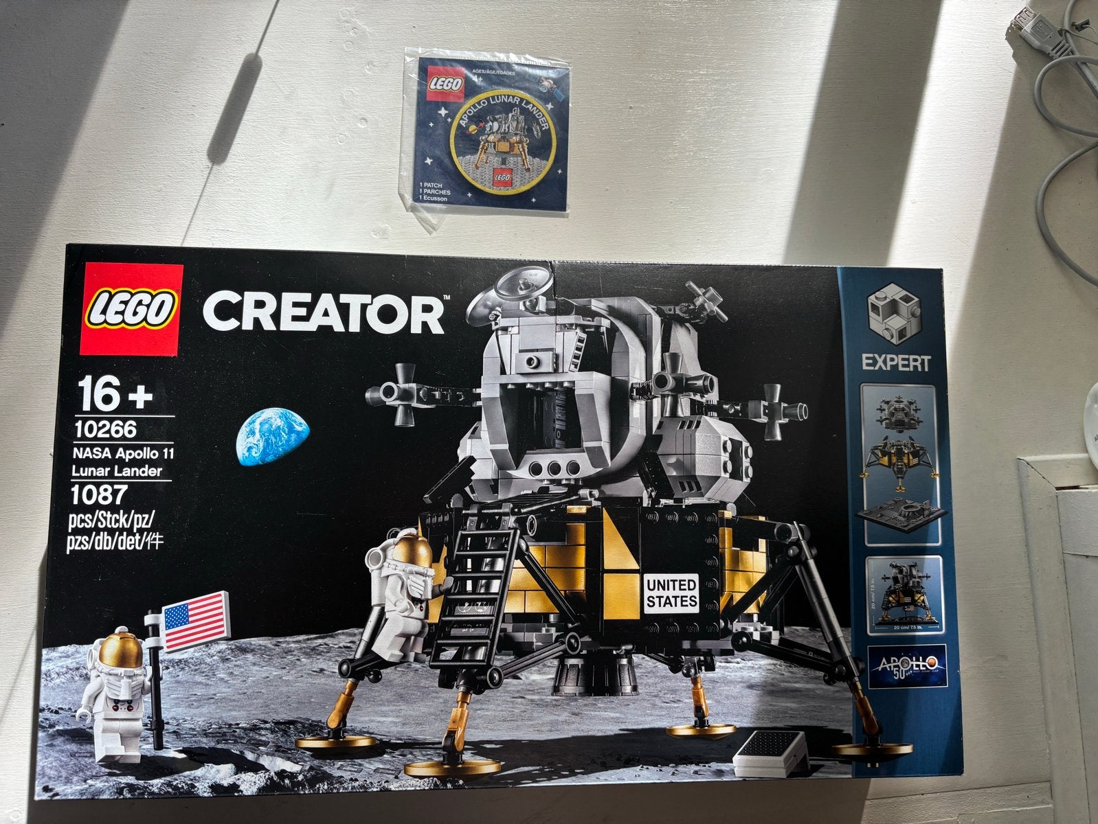 Lego Creator Expert NASA Apollo 11 Lunar Lander 10266, Overige thema's, Lego, Nieuw, Ophalen of Verzenden