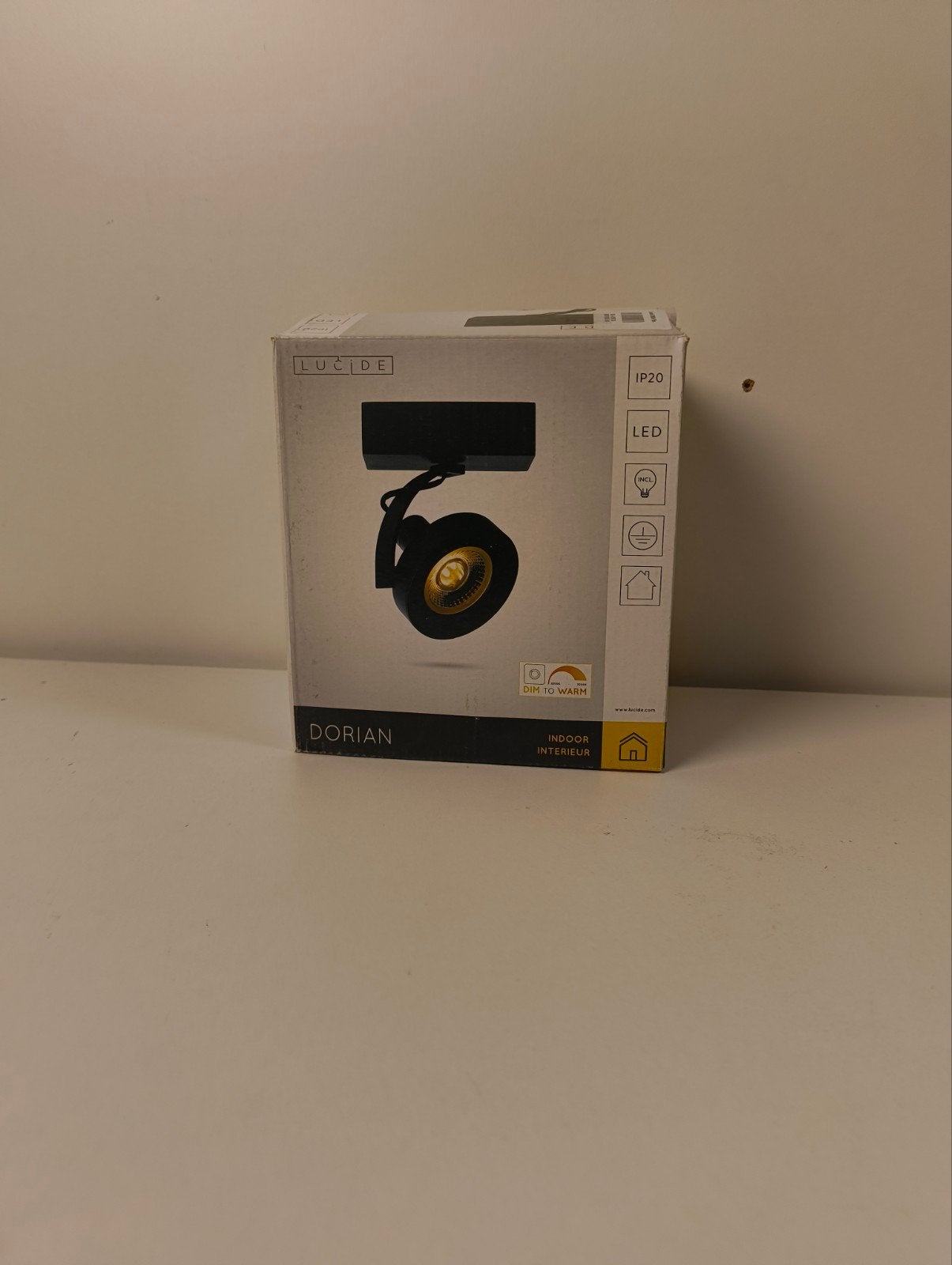 Lucide Dorian plafond spot, Info@lucide.be, Zwart, Nieuw, Ophalen of Verzenden