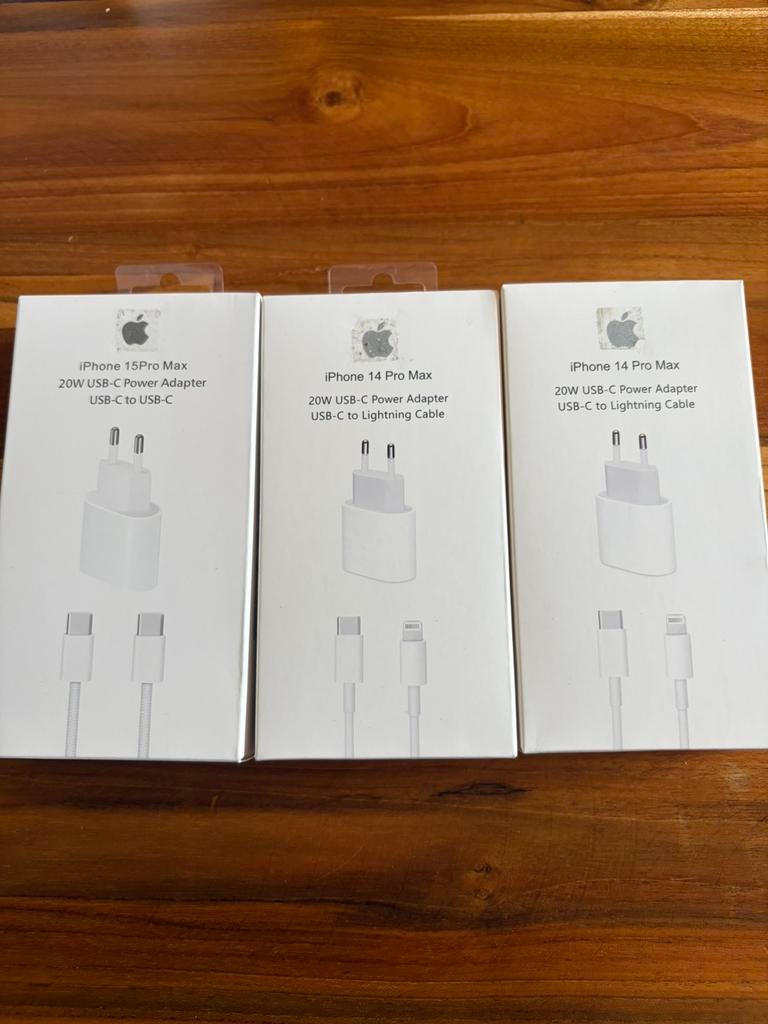 Apple lightning snellader! - Adaptor + kabel - 20wh, Ophalen of Verzenden, Zo goed als nieuw