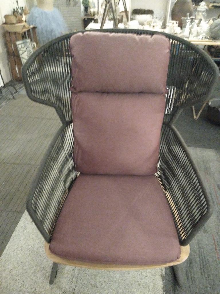 Weishäupl Denia high back armchair, Teakhout, Nieuw, Stoel, Tuinset