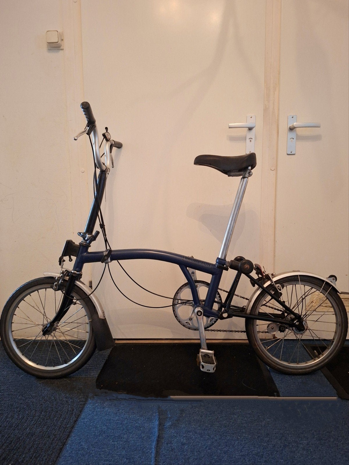 Brompton vouwfiets met  3 versnellingen, Ophalen, Brompton, 16 tot 18 inch, Versnellingen