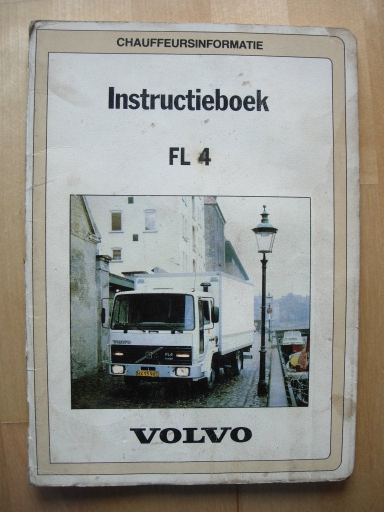 Volvo FL4 Instructieboek Handleiding 1986, Ophalen of Verzenden