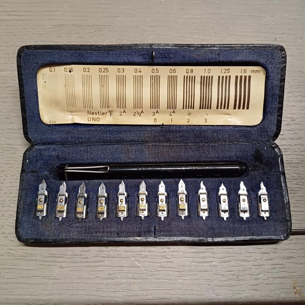 PELIKAN GRAPHOS KALLIGRAFIE SET, Overige merken, Gebruikt, Overige typen, Met doosje