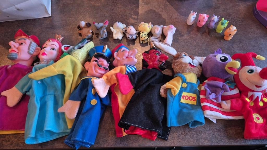 Grote collectie handpoppen en vingerpoppetjes, Ophalen, Gebruikt, Overige typen