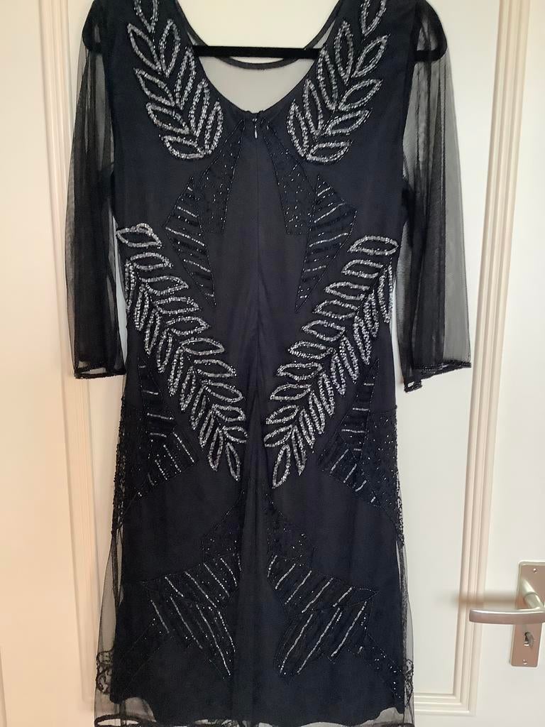 Feestjurk maat 42, Kleding | Dames, Verzenden, Zwart, Maat 42/44 (L), Zo goed als nieuw