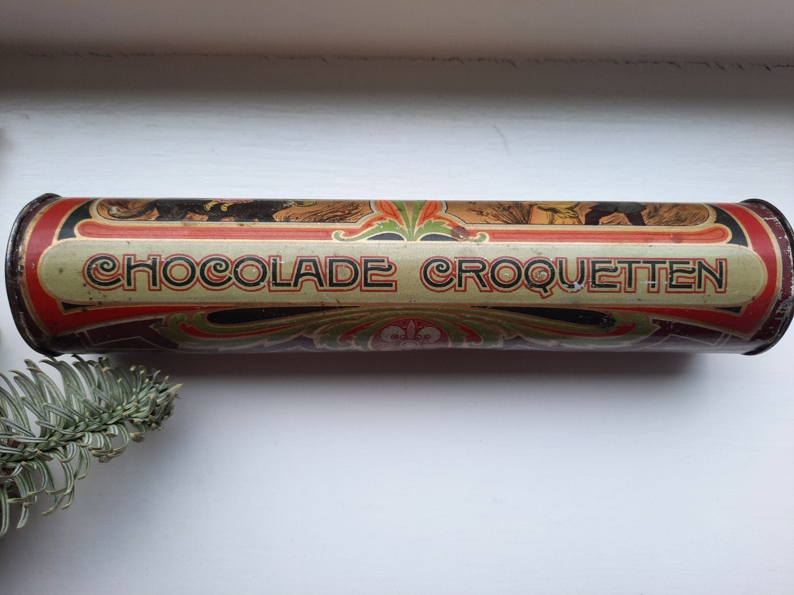 Kwatta chocolade croquetten blik Breda, Ophalen of Verzenden, Gebruikt, Overige