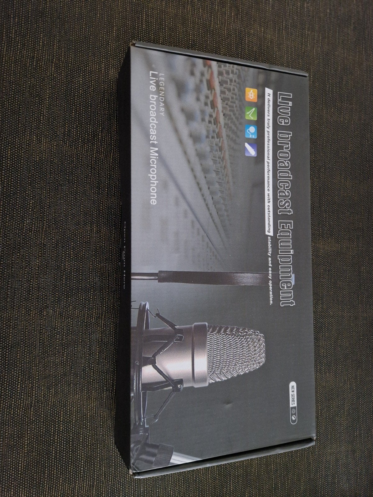 Nieuwe Live Broadcast Microfoon Set - Studio Kwaliteit, Ophalen, Nieuw, Studiomicrofoon