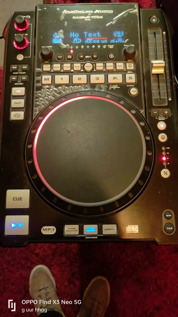 American Audio Radius 1000 CDMP3USB Speler, Ophalen of Verzenden, Zo goed als nieuw, Dj-set, Overige merken