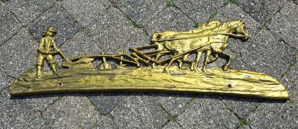 Mooie wanddecoratie voor tuin / terras paarden, Tuin en Terras, Tuinwanddecoratie, Ophalen of Verzenden