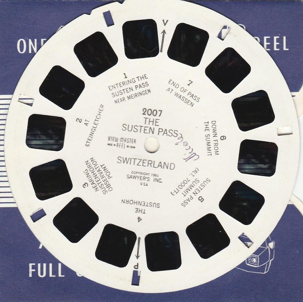 view master 2007 SUSTEN PAS ZWITSERLAND viewmaster, Ophalen of Verzenden, Gebruikt