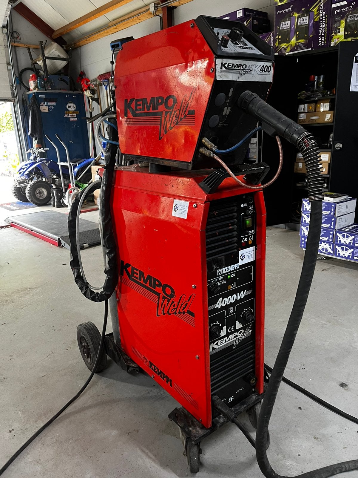 KEMPPI kempoweld 4000 – 400A MIG watergekoeld lasapparaat, Ophalen, Gebruikt, ., 250 ampère of meer