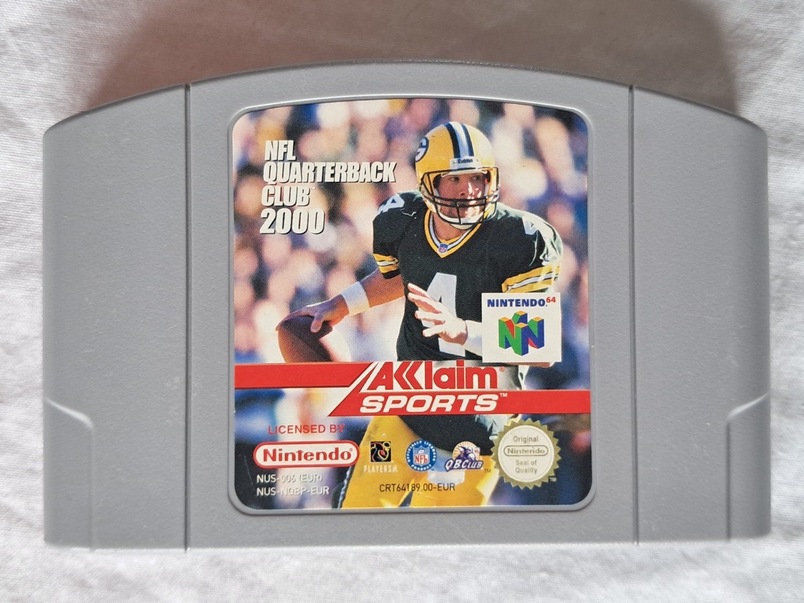 NFL Quarterback Club 2000 - Nintendo 64, Spelcomputers en Games, Games | Nintendo 64, Gebruikt, Eén computer, Ophalen of Verzenden