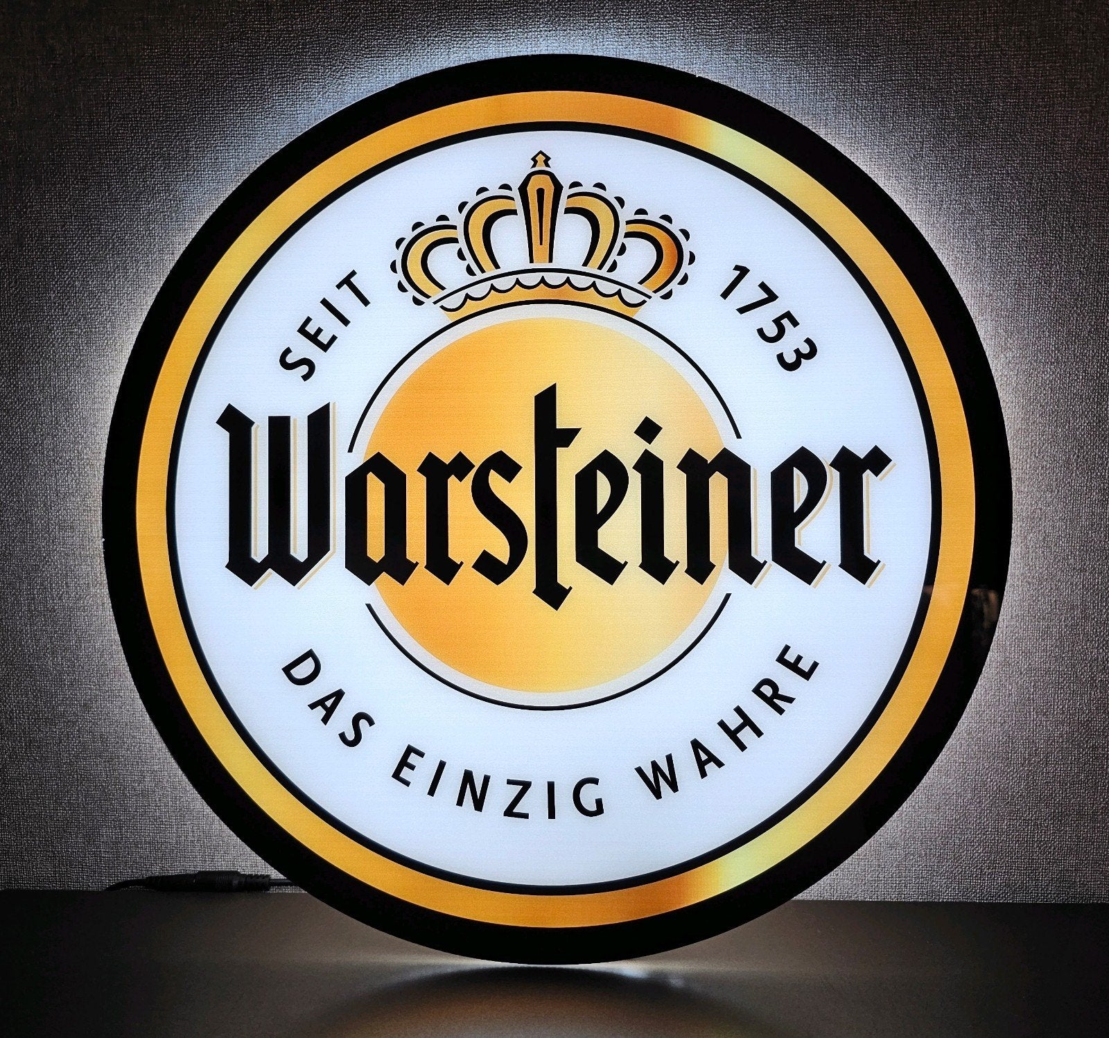 Mooie WARSTEINER reclame verlichting lamp lichtbak, Verzamelen, Biermerken, Ophalen of Verzenden, Nieuw, Reclamebord, Plaat of Schild