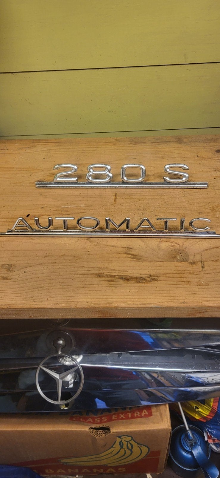 Mercedes-Benz 280 S Automatic emblemen en logo's, Ophalen of Verzenden, Gebruikt, Mercedes-Benz