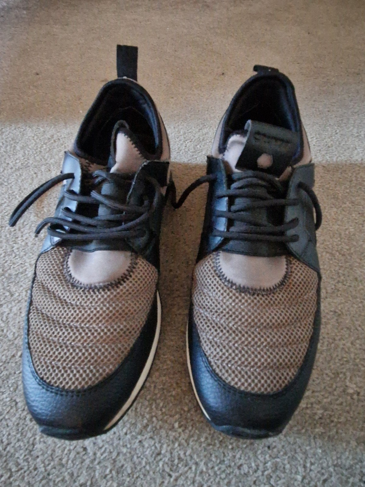 Cruyff Traxx sneakers maat 41 - Zwart/Bruin, Ophalen, Zo goed als nieuw, Zwart