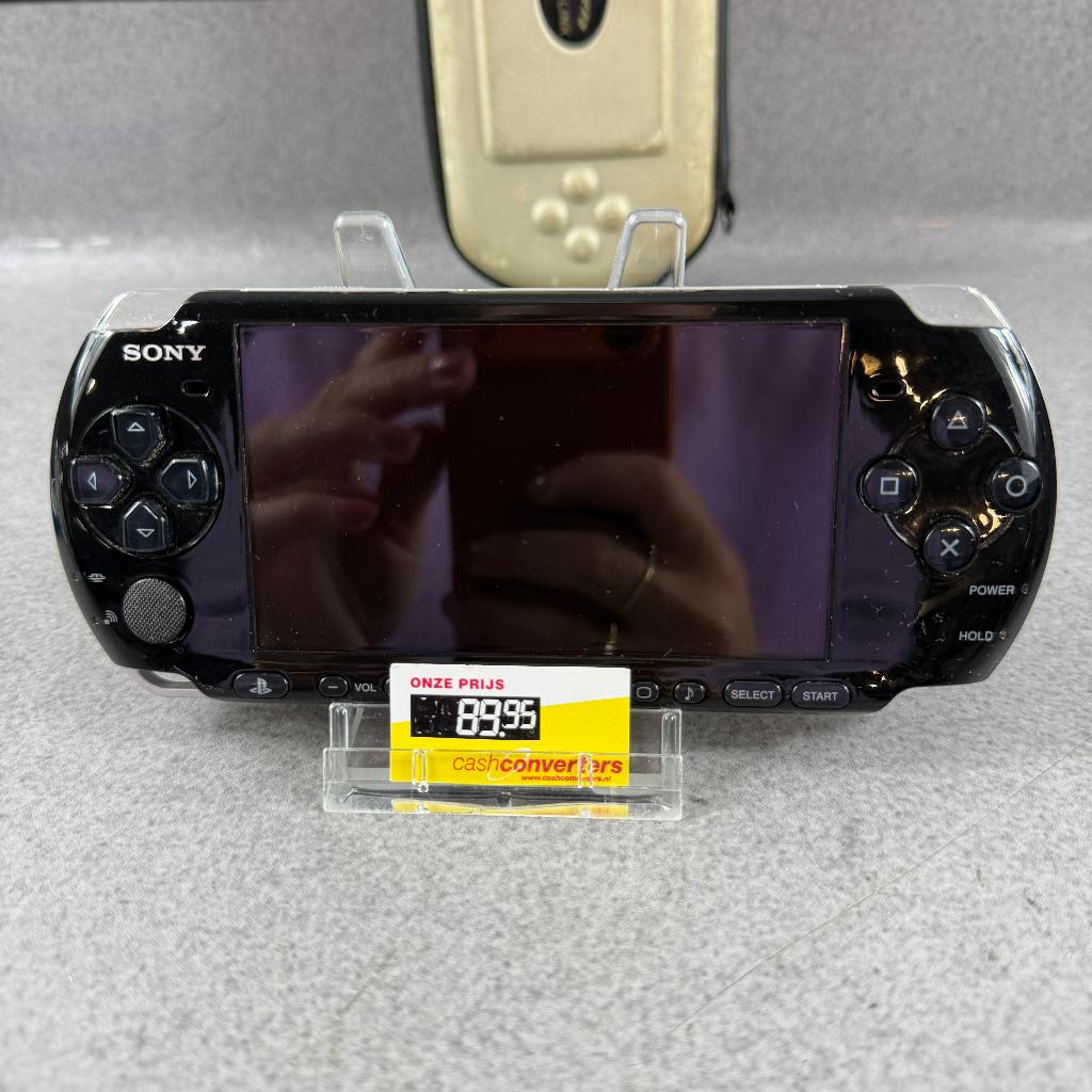 Sony PSP3004 Slim&Lite | hoes, adapter en 2 games | 408548, Spelcomputers en Games, Zwart, Ophalen of Verzenden, PSP, Gebruikt