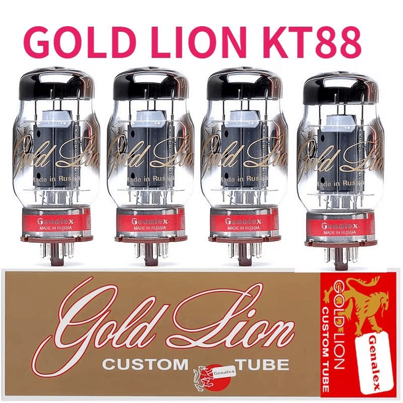 4 stuks Genalex Gold Lion KT88 Matched, Ophalen of Verzenden, Buis of Buizen