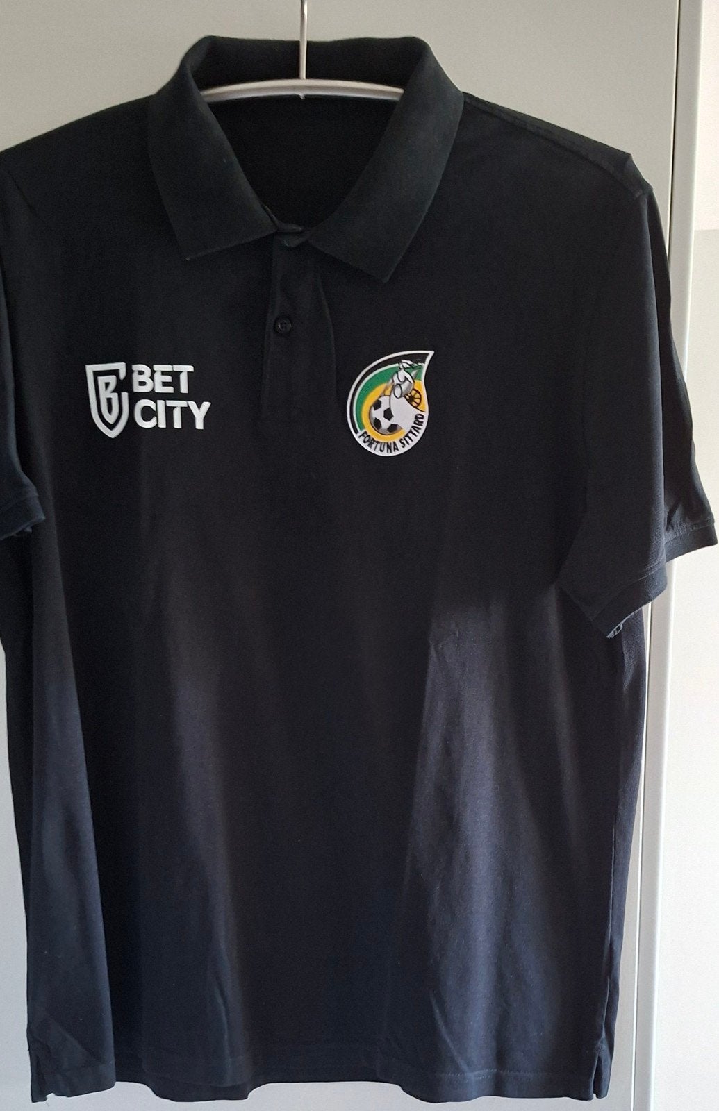 fortuna Sittard polo xxl, Verzamelen, Ophalen of Verzenden, Zo goed als nieuw, Overige binnenlandse clubs, Shirt