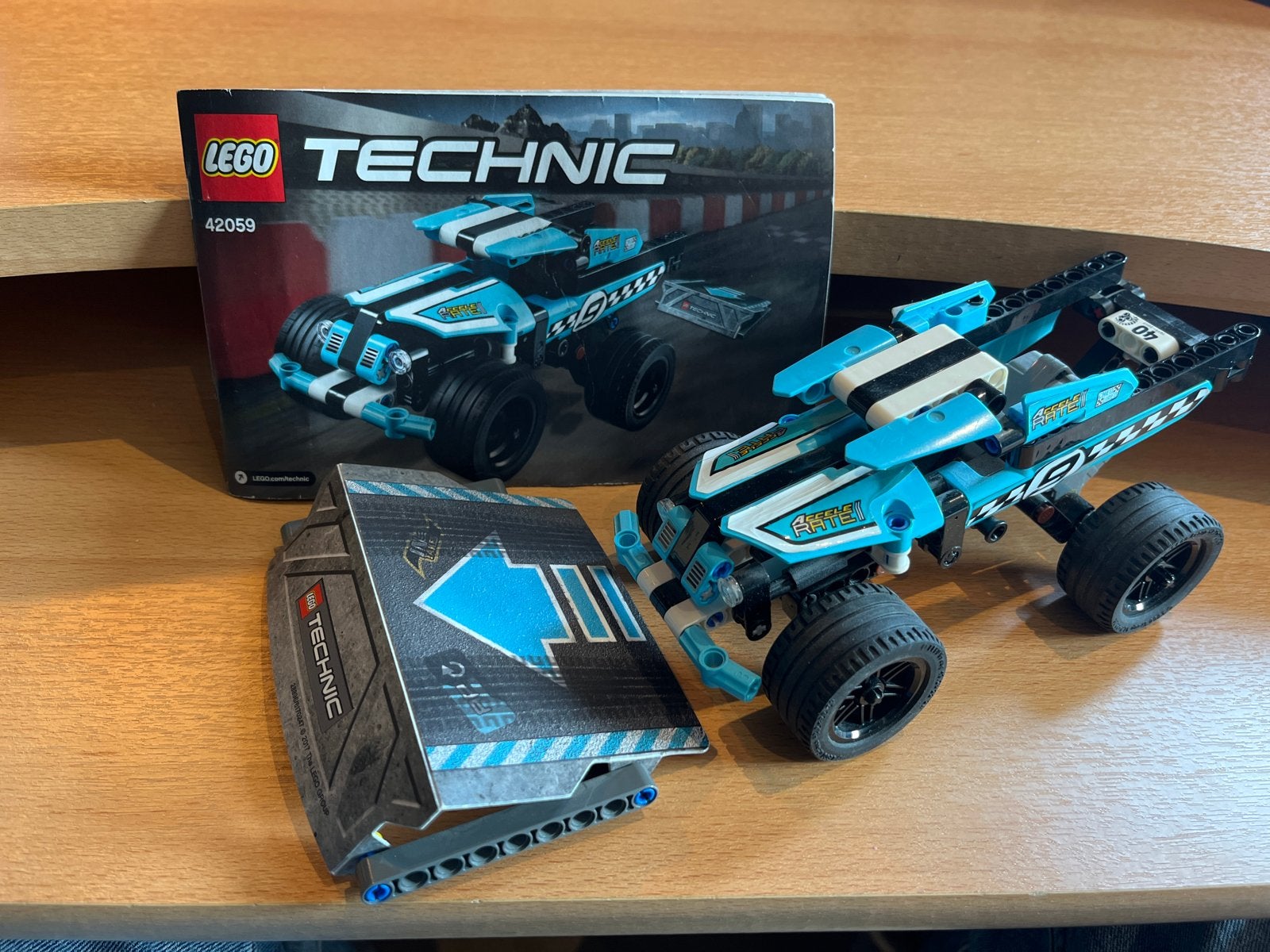 Lego Technic Stuntauto 42059 - Compleet, Lego, Ophalen of Verzenden, Zo goed als nieuw, Complete set
