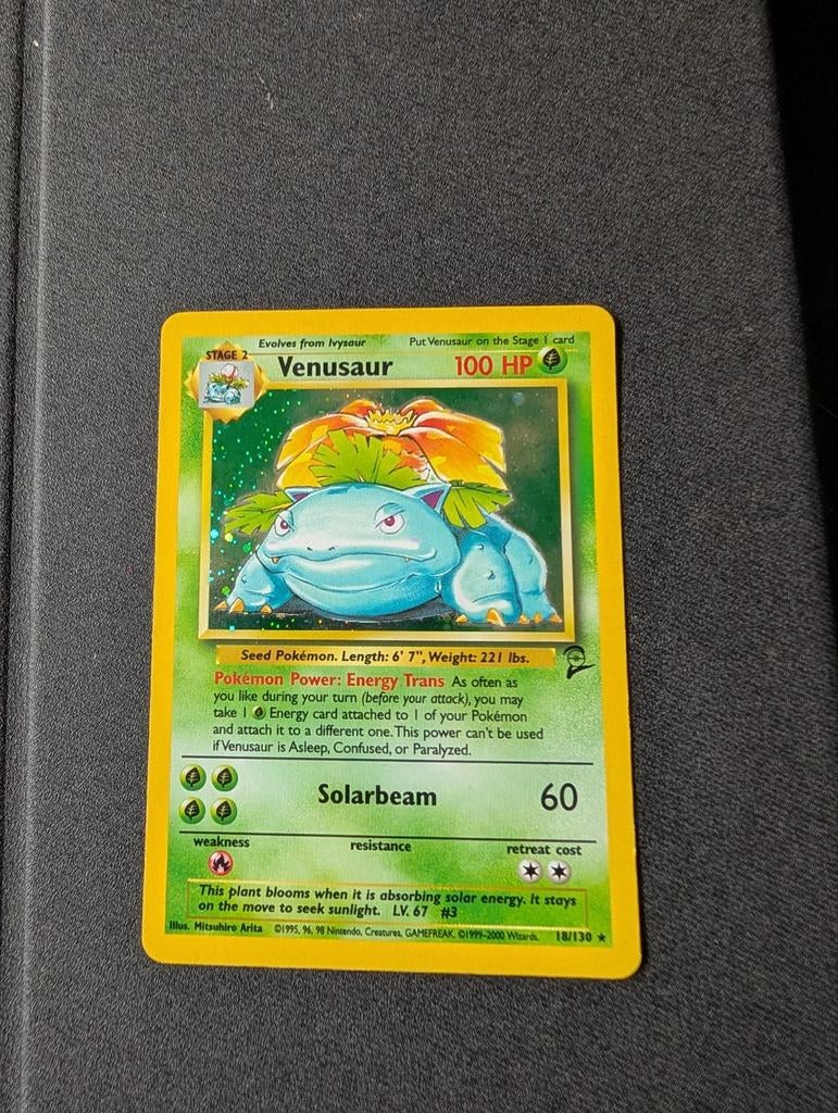 Venusaur  18/130, Ophalen of Verzenden, Gebruikt, Losse kaart, Foil