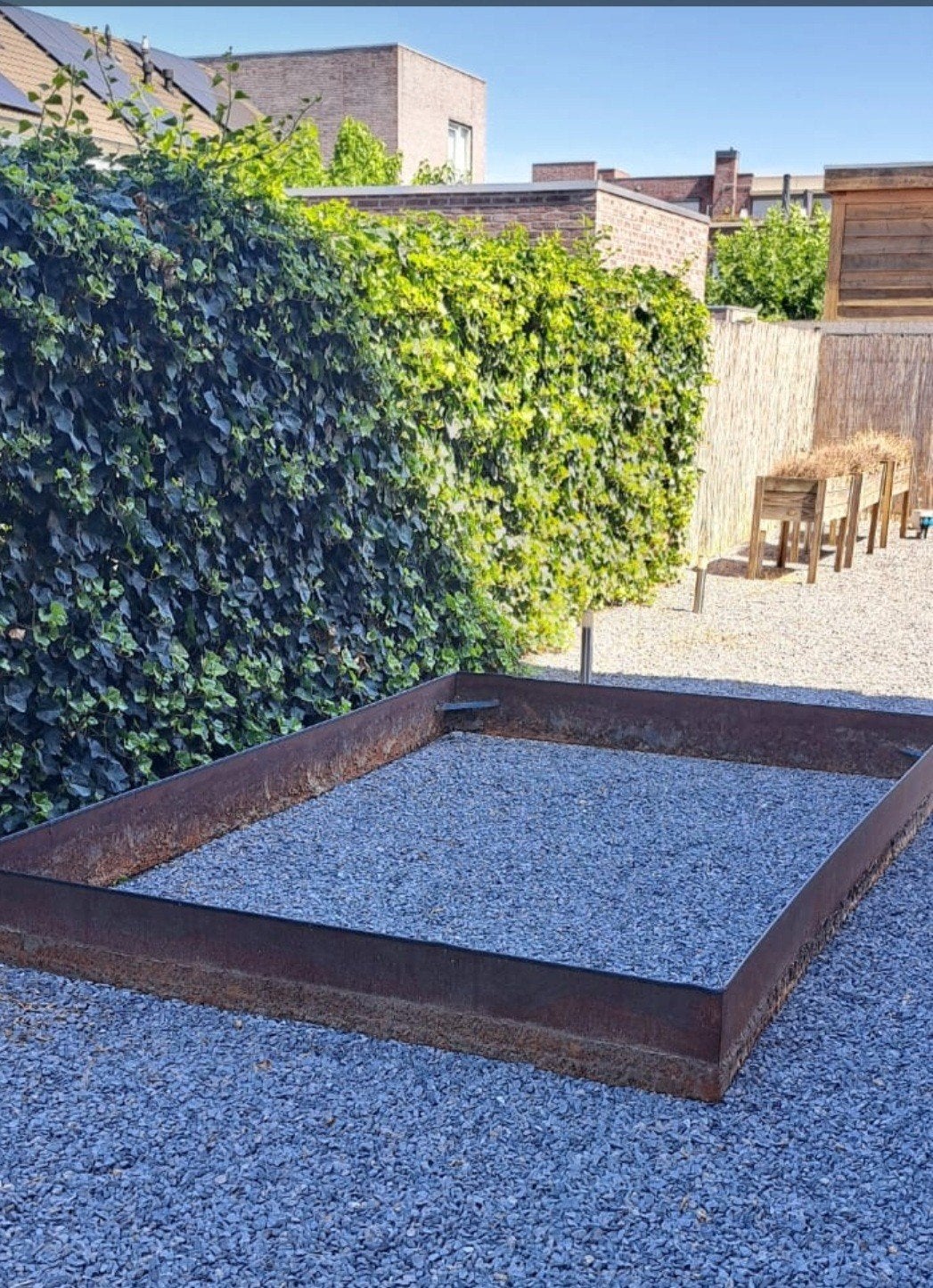 Cortenstaal borderrand 289x196x25 cm - zelf demonteren, Ophalen, Minder dan 30 cm, 100 cm of meer, Metaal