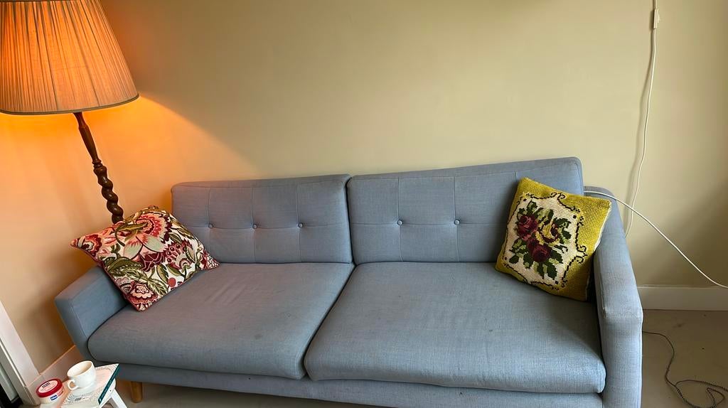 Bank van sofa company utrecht, Huis en Inrichting, Gebruikt, Driepersoons, Ophalen of Verzenden, Rechte bank