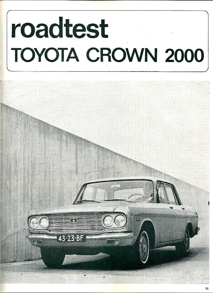 Autovisie test Toyota Crown 1966, Ophalen of Verzenden, Gelezen, Toyota