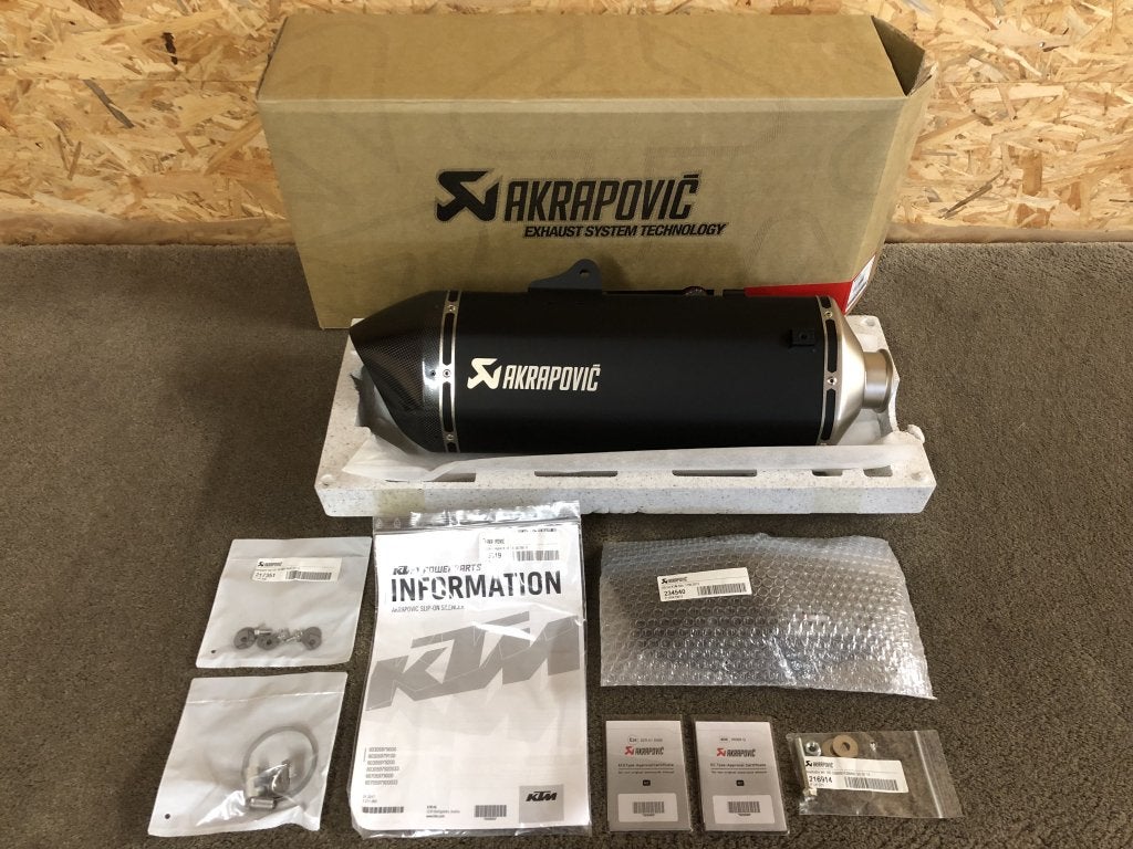 Akrapovic uitlaat KTM 1090 Adventure 1290 Super Adventure, Motoren, Onderdelen | Overige, Verzenden, KTM, Stallhofnerstraße 3, Betriebsgebiet Süd, Mattighofen, Oberösterreich, 5230, AT